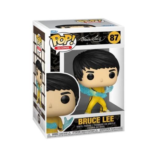 Bruce Lee POP! Icons Vinyl Figura 9 cm