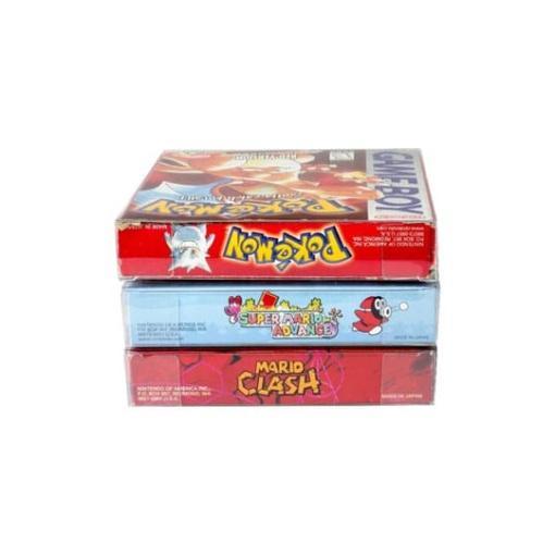 Caja de PET pack de 25 Protector para Game Boy/GBA Games