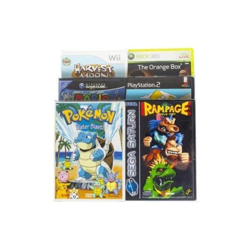 Caja de PET pack de 25 Protector para Gamecube/XBOX360/WII/PS2/DVD