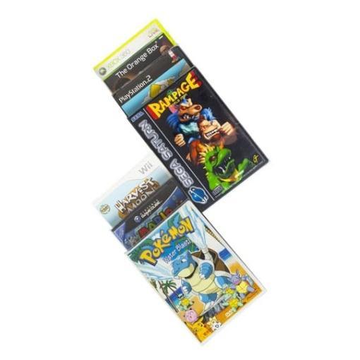 Caja de PET pack de 25 Protector para Gamecube/XBOX360/WII/PS2/DVD