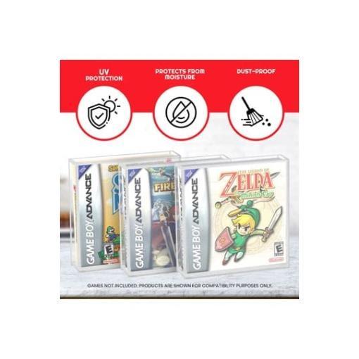 Caja de acrílico pack de 2 Protector para Gameboy/Gameboy Advance Games