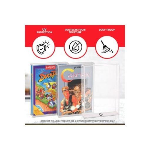 Caja de acrílico pack de 2 Protector para NES Games