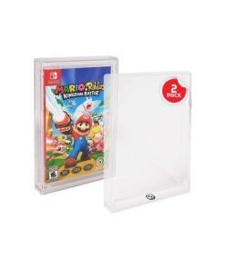 Caja de acrílico pack de 2 Protector para Nintendo Switch Games