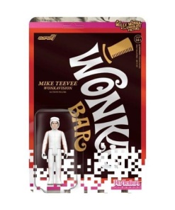 Charlie y la fabrica de chocolate (1971) Figura ReAction Wave 03 Mike Teevee (White Suit) 10 cm