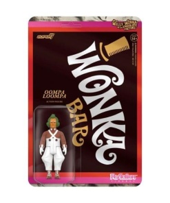 Charlie y la fabrica de chocolate (1971) Figura ReAction Wave 03 Oompa Loompa 10 cm