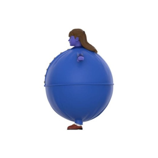 Charlie y la fabrica de chocolate (1971) Figura ReAction Wave 03 Violet Beauregarde (Blueberry) 10 cm