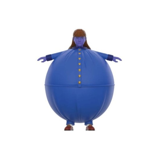 Charlie y la fabrica de chocolate (1971) Figura ReAction Wave 03 Violet Beauregarde (Blueberry) 10 cm