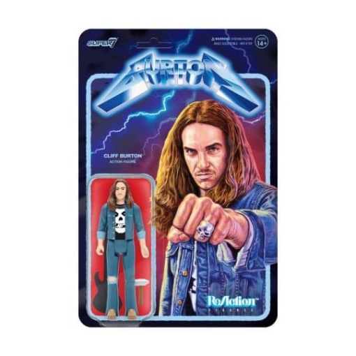 Cliff Burton Figura ReAction Wave 01 Cliff Burton 10 cm