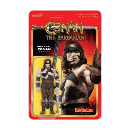 Conan Figura ReAction Wave 02 Conan (War Paint) 10 cm