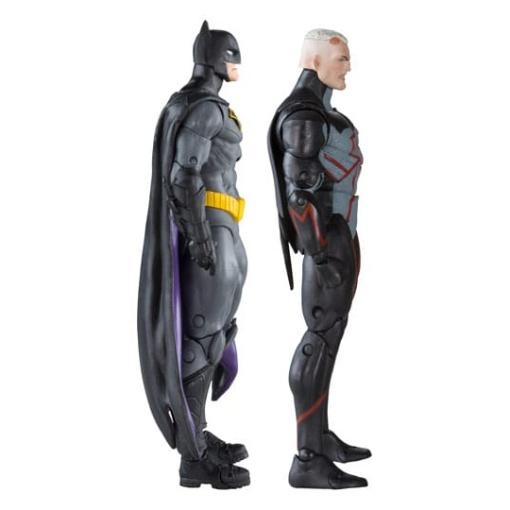 DC Collector Figuras Paquete de 6 Omega (Unmasked) & Batman (Bloody)(Gold Label) 18 cm - Embalaje dañado