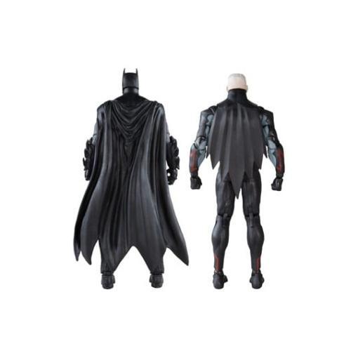 DC Collector Figuras Paquete de 6 Omega (Unmasked) & Batman (Bloody)(Gold Label) 18 cm - Embalaje dañado