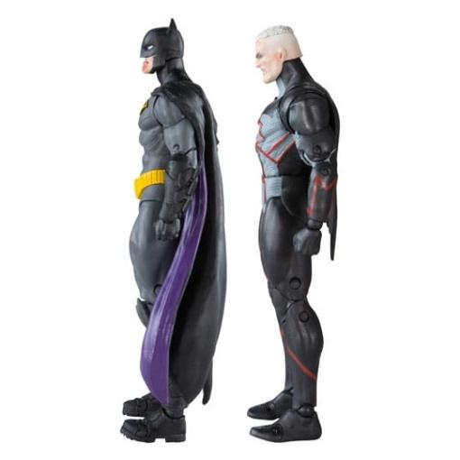 DC Collector Figuras Paquete de 6 Omega (Unmasked) & Batman (Bloody)(Gold Label) 18 cm - Embalaje dañado