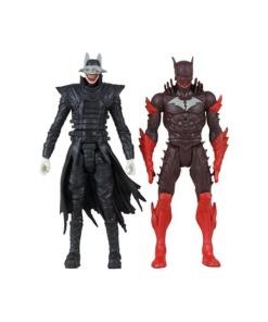 DC Direct Gaming Figuras & Cómic Batman Who Laughs & Red Death (Dark Nights Metal #1) 8 cm