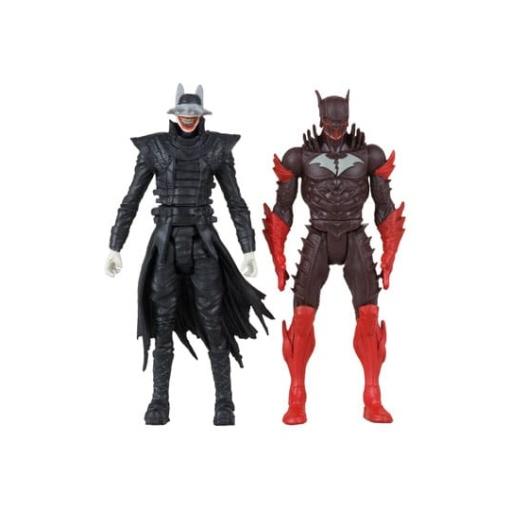 DC Direct Gaming Figuras & Cómic Batman Who Laughs & Red Death (Dark Nights Metal #1) 8 cm