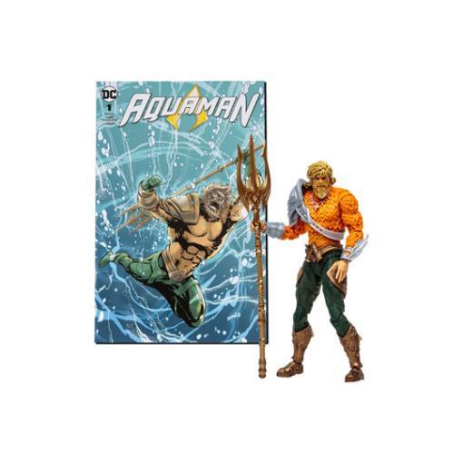 DC Direct Page Punchers Figura & Cómic Aquaman (Aquaman) 18 cm