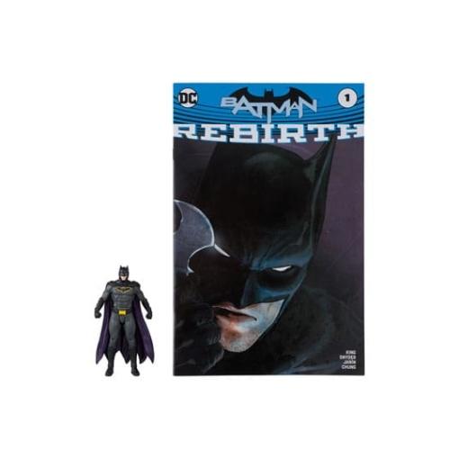 DC Direct Page Punchers Figura & Cómic Batman (Rebirth) 8 cm