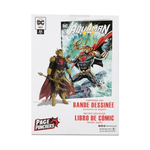 DC Direct Page Punchers Figura & Cómic Ocean Master (Aquaman) 18 cm - Embalaje dañado