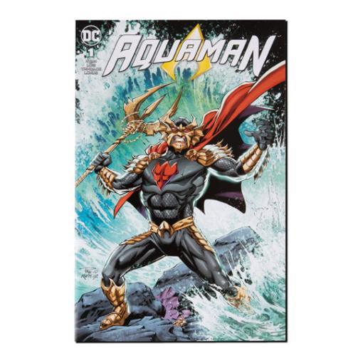 DC Direct Page Punchers Figura & Cómic Ocean Master (Aquaman) 18 cm - Embalaje dañado