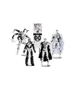 DC Direct Page Punchers Figuras & Cómic Paquete de 4 Superman Series (Sketch Edition) (Gold Label) 18 cm