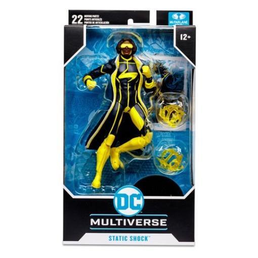 DC Multiverse Figura Static Shock (New 52) 18 cm - Embalaje dañado