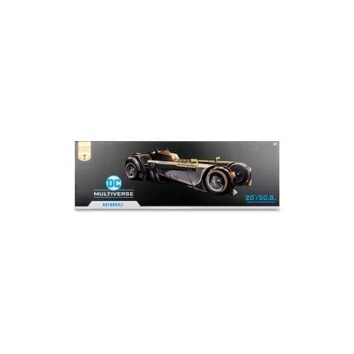 DC Multiverse Vehículo White Knight Batmobile (Gold Label) 18 cm