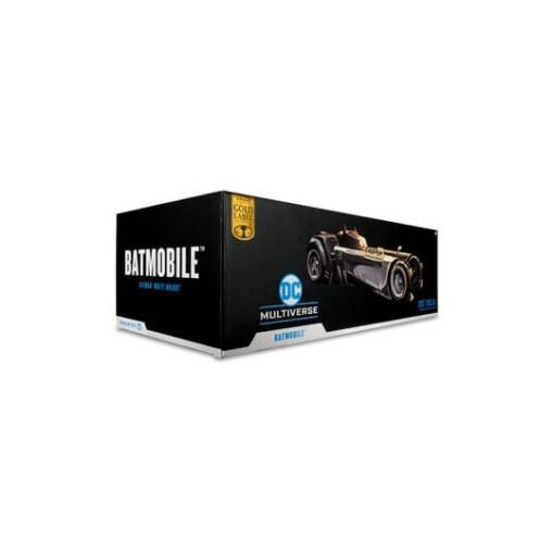 DC Multiverse Vehículo White Knight Batmobile (Gold Label) 18 cm