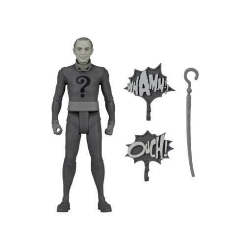 DC Retro Figura Batman 66 The Riddler (Black & White TV Variant) 15 cm