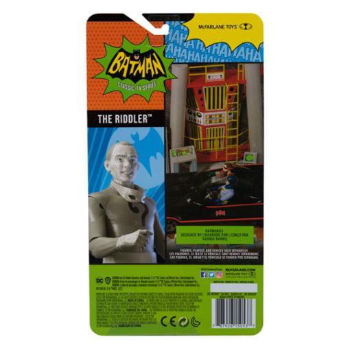 DC Retro Figura Batman 66 The Riddler (Black & White TV Variant) 15 cm