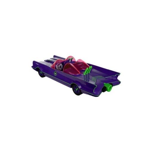 DC Retro Figura y vehículo Batman 66 Batmobil with Joker (Gold Label)