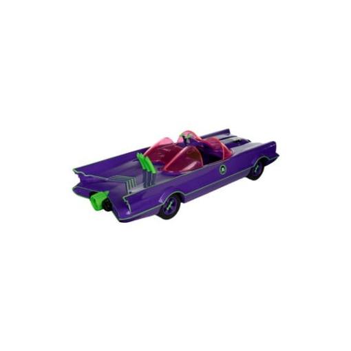 DC Retro Figura y vehículo Batman 66 Batmobil with Joker (Gold Label)