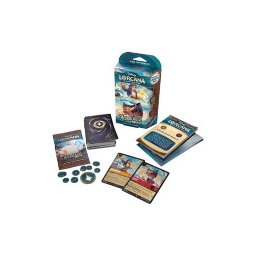 Disney Lorcana TCG Azurblaues Meer Mazos de Inicio Expositor (8) *Edición Alemana*