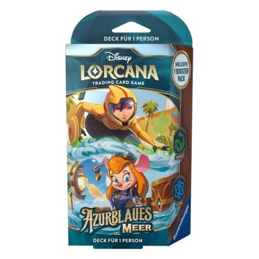 Disney Lorcana TCG Azurblaues Meer Mazos de Inicio Expositor (8) *Edición Alemana*