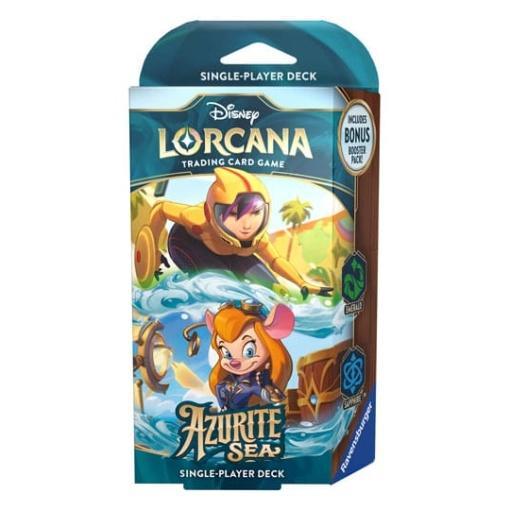 Disney Lorcana TCG Azurite Sea Mazos de Inicio Expositor (8) *Edición Inglés*