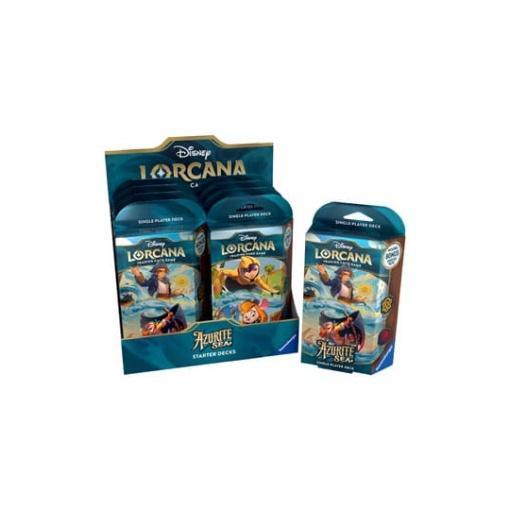 Disney Lorcana TCG Azurite Sea Mazos de Inicio Expositor (8) *Edición Inglés*