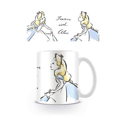 Disney Taza Alice in Wonderland Teatime with Alice