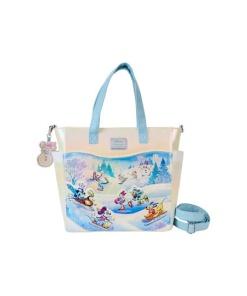 Disney by Loungefly Bolsa Canvas Mickey and friends Winter Wonderland