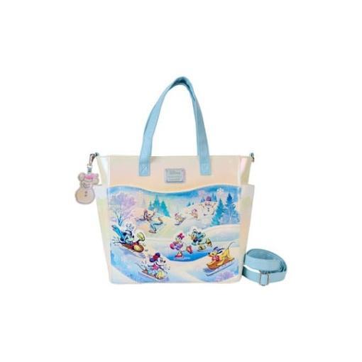 Disney by Loungefly Bolsa Canvas Mickey and friends Winter Wonderland