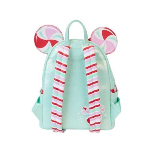 Disney by Loungefly Mochila Mini Minnie Holiday Peppermint Ornaments