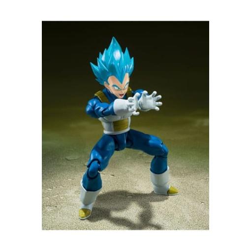 Dragon Ball Super Figura S.H. Figuarts Super Saiyan God Super Saiyan Vegeta -Unwavering Saiyan Pride- 14 cm