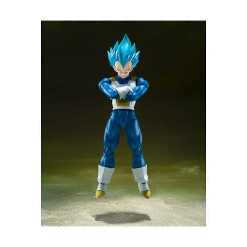 Dragon Ball Super Figura S.H. Figuarts Super Saiyan God Super Saiyan Vegeta -Unwavering Saiyan Pride- 14 cm