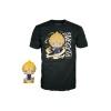 Dragonball Z POP! & Tee Set de Minifigura y Camiseta Majin Vegeta (Glow in the Dark)