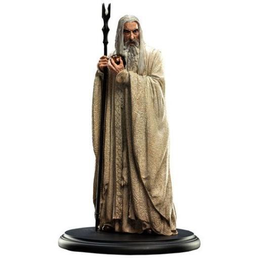 El Señor de los Anillos Estatua Saruman el Blanco 19 cm