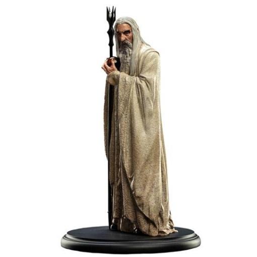 El Señor de los Anillos Estatua Saruman el Blanco 19 cm