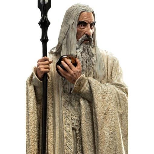 El Señor de los Anillos Estatua Saruman el Blanco 19 cm