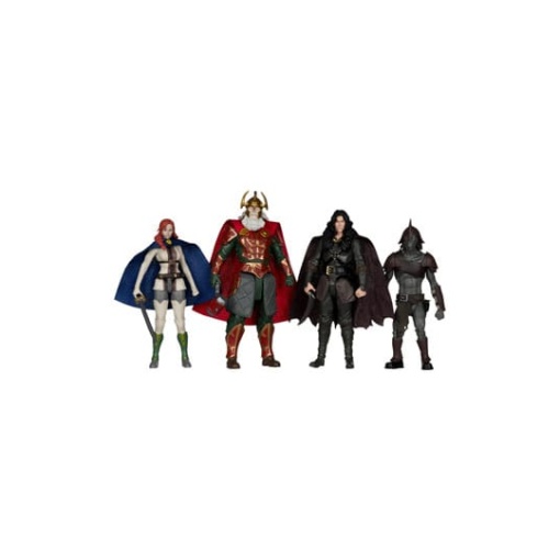 El Señor de los Anillos: la Guerra de los Rohirrim Pack de 4 Figuras 10 cm