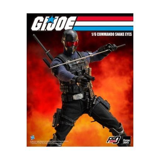 G.I. Joe Figura FigZero 1/6 Commando Snake Eyes 30 cm