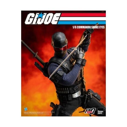 G.I. Joe Figura FigZero 1/6 Commando Snake Eyes 30 cm