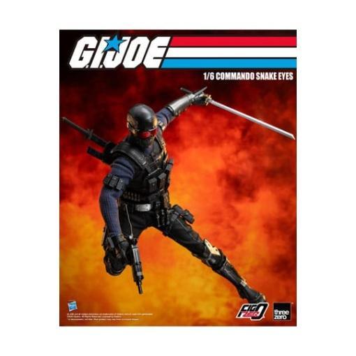 G.I. Joe Figura FigZero 1/6 Commando Snake Eyes 30 cm