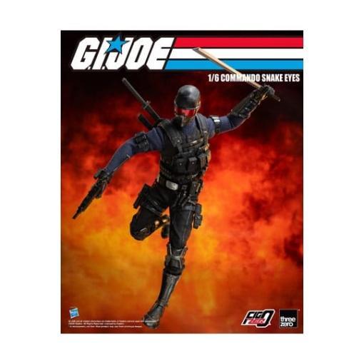 G.I. Joe Figura FigZero 1/6 Commando Snake Eyes 30 cm