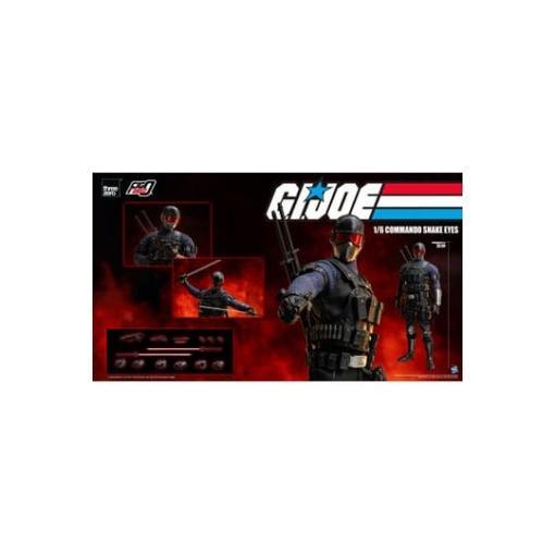 G.I. Joe Figura FigZero 1/6 Commando Snake Eyes 30 cm